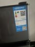 志高（CHIGO）小冰箱迷你小型家用冷藏冷冻两用宿舍出租房用双门办公室电冰箱节能省电 【一级能效】76L灰色【全国联保丨节能省电】 实拍图
