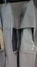JEKO&JEKO衣服防尘罩防尘袋10件套大衣羽绒服衣物收纳袋透明衣罩挂衣袋灰色 实拍图