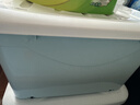 禧天龙家用收纳箱加厚衣物储物箱塑料箱大容量玩具整理箱 60L蓝色1个装 实拍图
