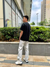 李宁红糖丨老爹鞋男鞋夏季新款透气减震回弹百搭经典休闲鞋AGCW097 实拍图
