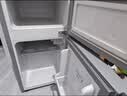 华宝小冰箱小型家用出租房用冷藏冷冻两用一级能效节能省电迷你宿舍寝室办公室二门电冰箱 【店长推荐】58L银色【一级能效】 实拍图