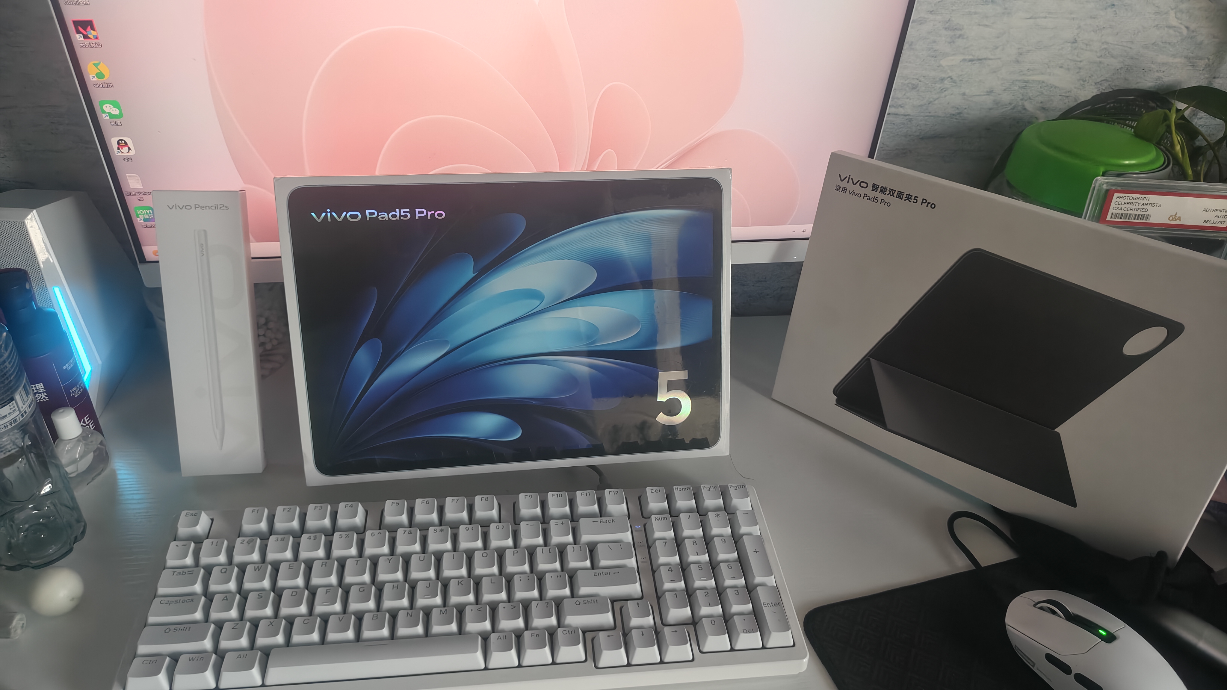 vivo智能双面夹5 Pro 轻羽白 【适用vivo Pad5 Pro平板电脑】 实拍图