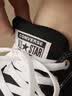 匡威（Converse）莫尔登All Star夏季男女低帮休闲滑板鞋黑色A09226C A09226C 35 实拍图