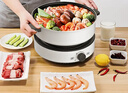 美的（Midea）电火锅 火锅专用锅3-4人 电锅一体家用多功能锅 一锅多用宿舍电煮锅 电热锅分体可拆 4L 【底座可当电磁盘】26easy501 实拍图