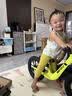贝趣儿童平衡车1-3-6-12岁宝宝滑步车小孩无脚踏两轮自行车滑行车 12寸 绿色 镁合金车架+灯光轮+礼包 2-5-4岁儿童车 实拍图