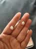 伊灿精致时尚气质小巧仿珍珠耳钉女2025年新款爆款小众个性高级感耳饰 珍珠耳钉 实拍图