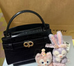 CHARLES&KEITH鳄鱼纹凯莉包手提斜挎婚包包女包生日礼物送女友CK2-50270880-1 Ivory象牙色 S 实拍图