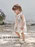 babylove女宝宝连衣裙夏季薄款纯棉挂脖裙甜美国风裙子公主裙清凉夏装 实拍图