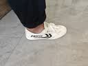 飞跃（Feiyue）官方帆布鞋少林魂经典升级款田径鞋硫化男女情侣运动鞋子透气跑鞋 071白黑 40 （偏大一码，建议选小一码） 实拍图