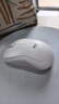 罗技（Logitech）M221 轻音鼠标 无线鼠标 办公鼠标 对称鼠标 带无线微型接收器 米白色 实拍图