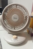 美的（Midea）【小型风扇】轻音台式桌面空气循环扇家用柔风电风扇宿舍办公迷你台扇落地扇空调伴侣 GAF18AD 实拍图