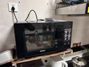 格兰仕（Galanz）变频微波炉烤箱一体机光波炉900瓦大功率速热家用23L大容量平板易清洁省电一级能效智能菜单烧烤 2026新升级彩膜BM1(S2) 实拍图