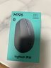 罗技（Logitech）M196 无线蓝牙鼠标 办公鼠标 笔记本商务办公家用 小巧便携 对称手型 石墨灰 实拍图