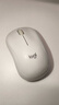 罗技（Logitech）M221 轻音鼠标 无线鼠标 办公鼠标 对称鼠标 带无线微型接收器 米白色 实拍图