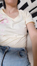 真维斯（Jeanswest）时尚减龄纯棉V领短袖t恤女2026新款爆款夏季正肩上衣小个子半袖衫 实拍图