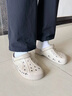 卡骆驰（CROCS）洞洞鞋男女鞋贝雅一脚蹬穿沙滩鞋凉拖鞋 10126-2V3 M9W11 实拍图