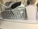 宜家（IKEA）VARIERA瓦瑞拉餐具置物架滤干架碗盘架沥水架厨房家用 餐具滤干架白色42x30cm 实拍图