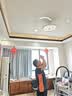 奥克斯（AUX）2026隐形风扇灯家用变频客厅吊扇灯餐厅一体大风力卧室风扇吊灯 吸顶48寸白色-变频-(遥控) 实拍图