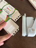 得力（deli）活页打孔器六孔省力打孔机套装 赠活页环扣24个 可调节小型a4凭证装订机夹条蓝色TA856-T 实拍图