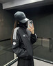 adidas宽松日常舒适运动夹克外套男女春季新款阿迪达斯官方三叶草   黑色（推荐选大一码)   XL 实拍图