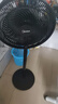 美的（Midea）【超级单品】七叶轻音立式电风扇家用柔风落地扇台式桌面小型风扇大风量节能摇头宿舍电扇 SAF30AB 实拍图