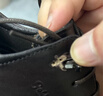 金利来皮鞋男士三接头新款商务正装真皮婚鞋软底韩版男小皮鞋 棕色（气垫款） 41 比正常码大一码 实拍图