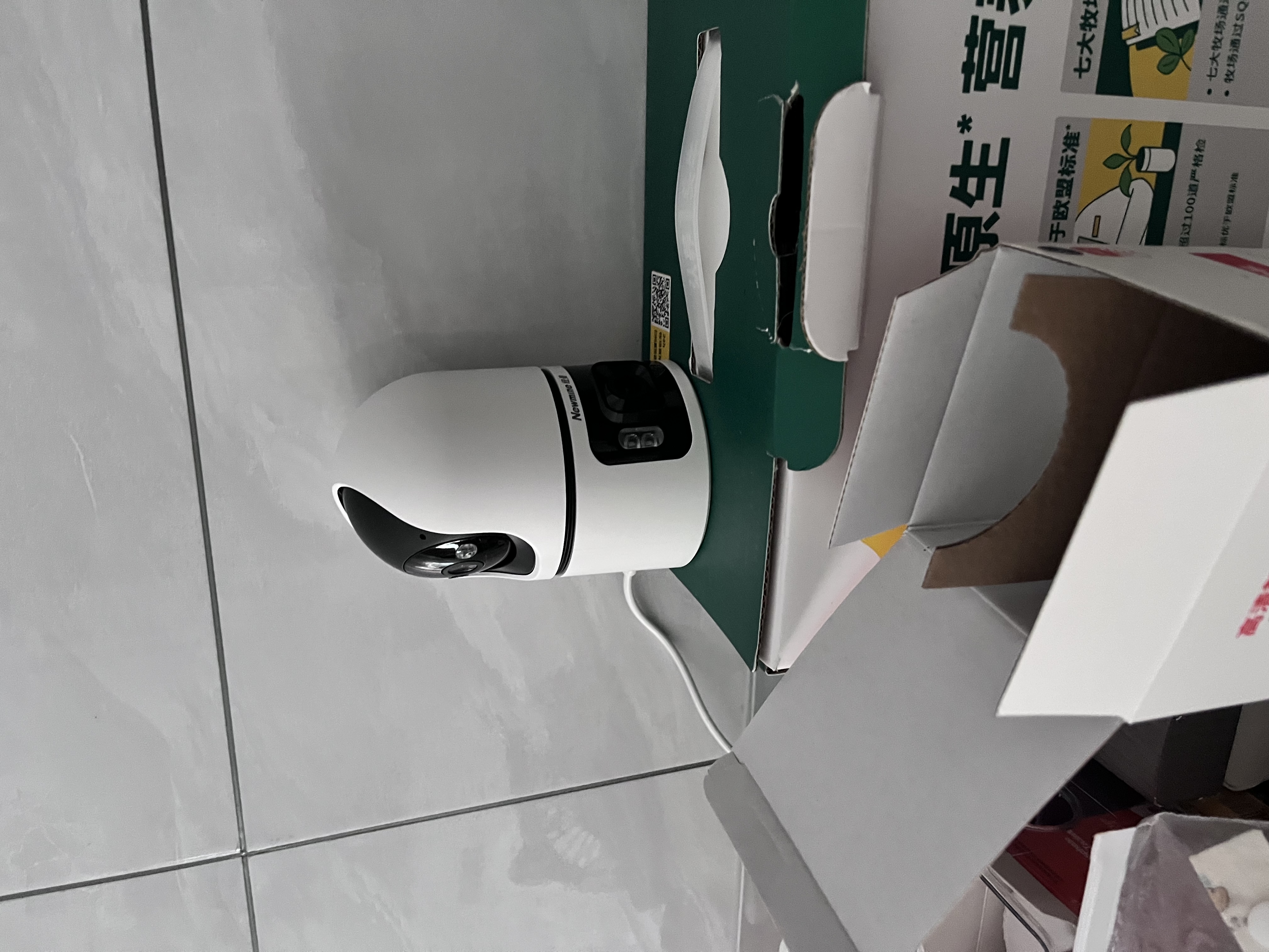 纽曼无线家用智能AI摄像头高清监控器360度无死角带夜视全景语音手机远程旋转可对话室内外家庭云台 实拍图