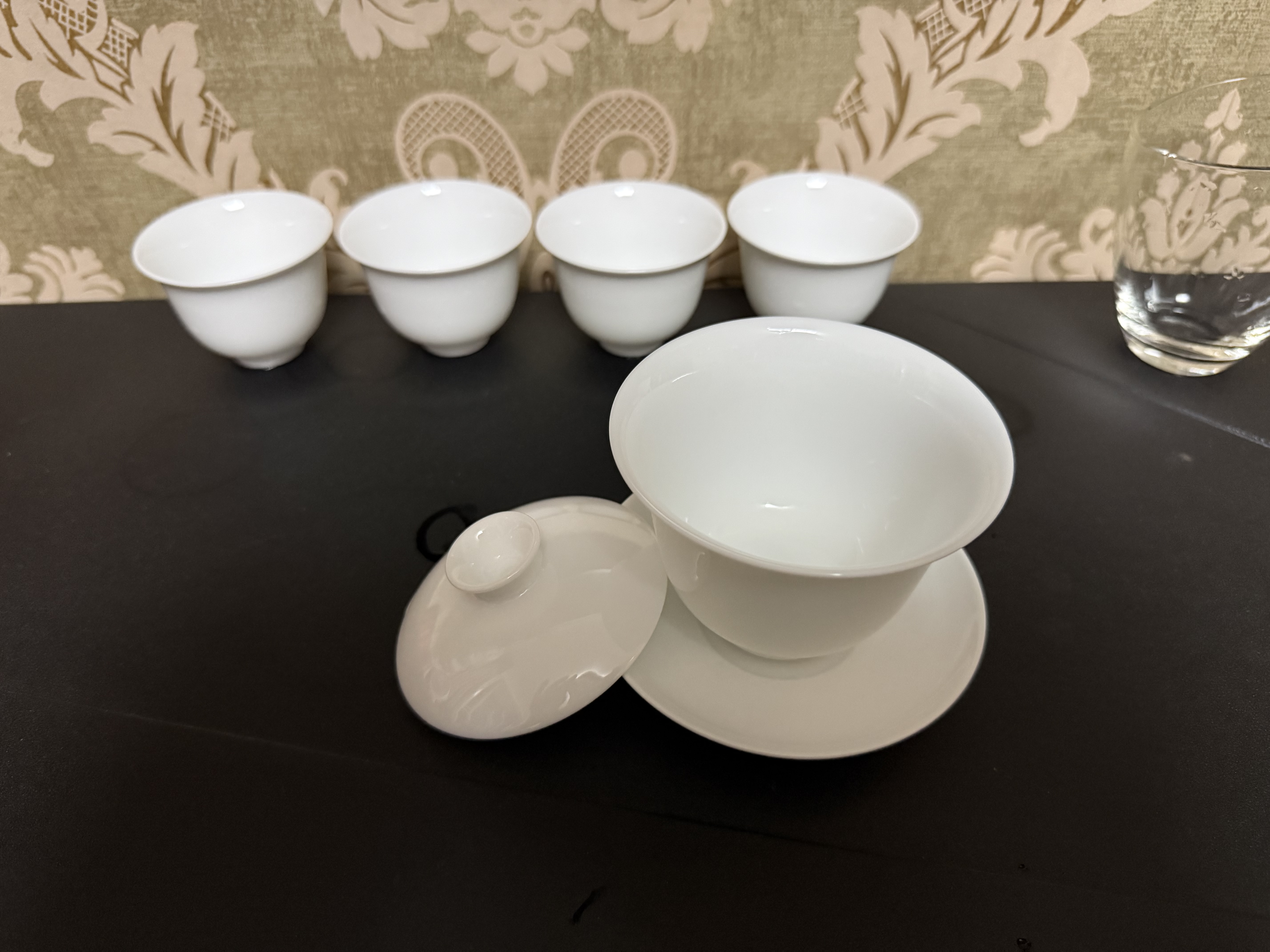 景德镇（jdz）陶瓷茶具茶杯套装家用简约杯子品茗杯客人杯礼物送长辈花神四杯 实拍图