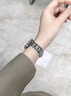 臣颂（CHENSONG）2026新款满天星 适用华为watch fit5Pro/5/fit4/4Pro手表表带 满钻款腕带高级感女生金属表链 银色 实拍图