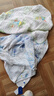 babycare婴儿浴巾新生儿童竹棉纱布洗澡巾无帽115*115cm鲸鱼乐车 实拍图