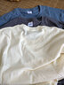 宾宇兄弟【3件】短袖t恤男夏季纯白色宽松纯棉男士半截袖潮打底衫衣服男装 雾蓝+铁灰+浅卡其 常规 L 【建议120-135斤】 实拍图