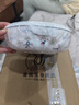 金岚玉唐山骨瓷7英寸深窝盘带瓷盖汤盘带盖盘子陶瓷盖微波炉菜盘瓷盖盘 青雀之喜-窝碗+带揪盖 1个 7英寸 实拍图