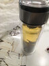 【京东物流配送】高硼硅双层玻璃杯大容量泡茶杯水杯子茶水分离杯 【双层加厚】茶杯350ml1只 实拍图