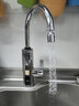 奥克斯（AUX）电热水龙头热水器加热水龙头快速热水变频恒温厨房下进水 【大屏数显】电镀银+漏保插头+万向喷头 实拍图