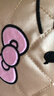 野兽派家居（tbh）三丽鸥Hello Kitty大号绗缝旅行收纳袋手提大容量洗漱包 粉色豹纹 实拍图