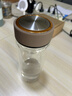 富光 男女士双层玻璃杯 高硼硅玻璃304茶隔水杯子 带茶隔泡茶杯500ml 实拍图