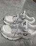 adidas JENNIE同款贝果鞋ASTIR厚底网面透气老爹鞋阿迪达斯三叶草 白/灰   36.5 实拍图