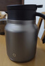 京东京造保温壶 焖茶暖水壶【陶瓷内胆】茶水分离办公室泡茶闷泡壶 灰色1L 实拍图