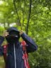 艾王登山包女牛津布背包男户外悬浮背负徙步重装大容量旅行35+5L红色 实拍图