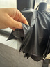 天堂伞 防紫外线晴雨伞三折 太阳伞黑胶折叠三折晴雨伞 曜石黑 实拍图