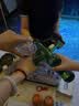 蕉下一体针女士裸感速干户外运动短袖T恤健身瑜伽DR006春夏漫雾紫L 实拍图