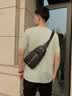 保罗美思得奢侈品牌男士斜挎包2026新款胸包高端背包小型轻便生日礼物送老公 黑色-高档轻奢商务百搭休闲时尚送老公男友爸爸 实拍图