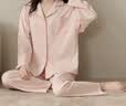都市丽人100%纯棉睡衣套装女款2026年春秋季纯色大码家居服两件套 粉色 纯棉款 M 建议80-100斤 实拍图