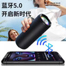纽曼（Newmine）BT76蓝牙音箱桌面音响户外家用便携式重低音炮3D环绕车载小钢炮电脑手机高音质无线迷你小音响黑色 实拍图