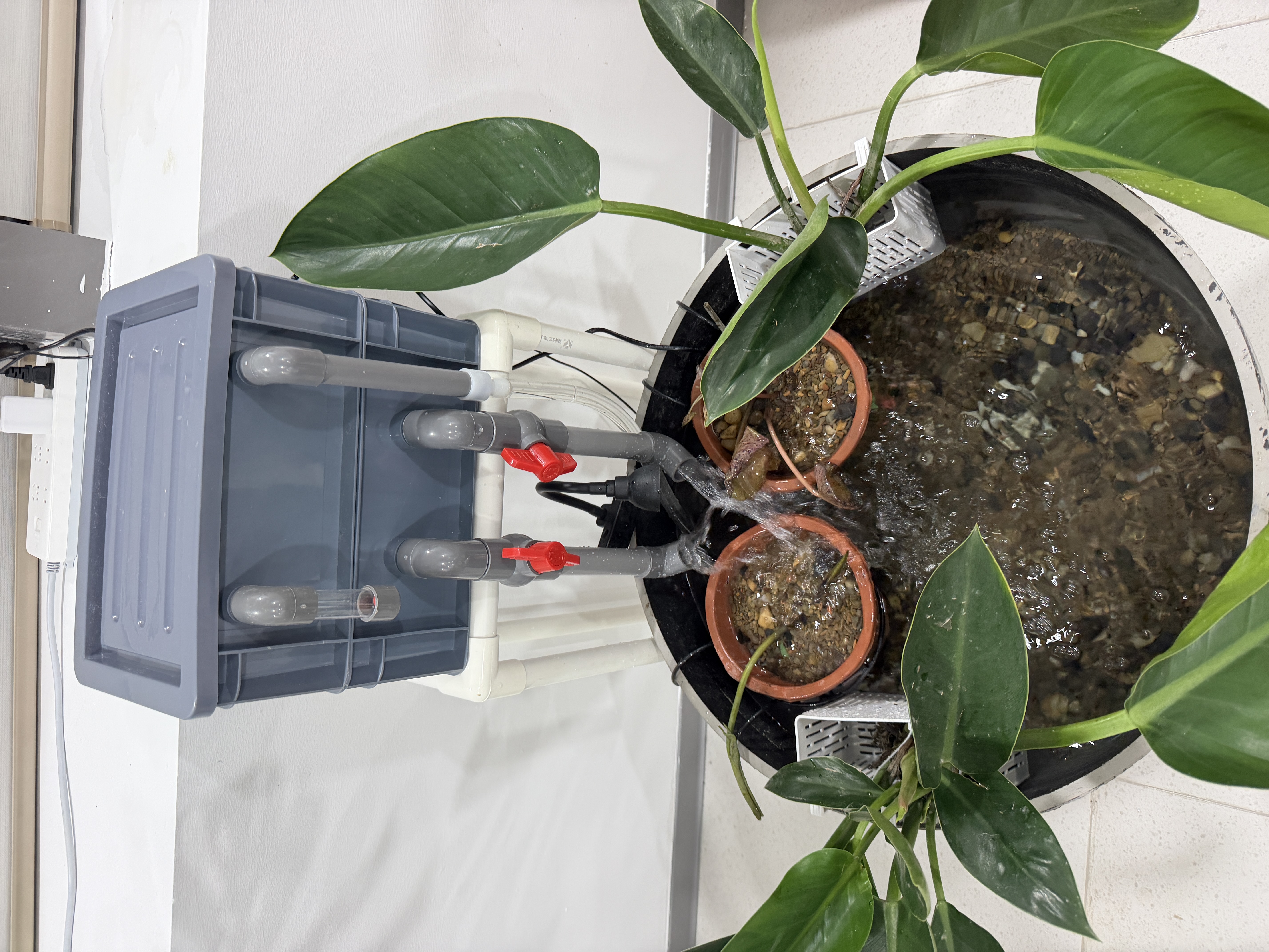 BESSN鱼缸鱼池龟缸过滤周转箱过滤箱支架自制过滤盒diy架子支撑架底座 白色 小号专用架子（高度60） 送锯条 实拍图