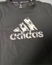 阿迪达斯（adidas）短袖t恤男士夏季跑步健身运动衣快干衣透气男装T恤  黑白 L 实拍图