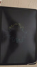 纽曼13英寸彩色笔迹液晶画板电子黑板手写板儿童画板办公写字宝绘画家用草稿男女孩生日礼物黑色风尚 实拍图