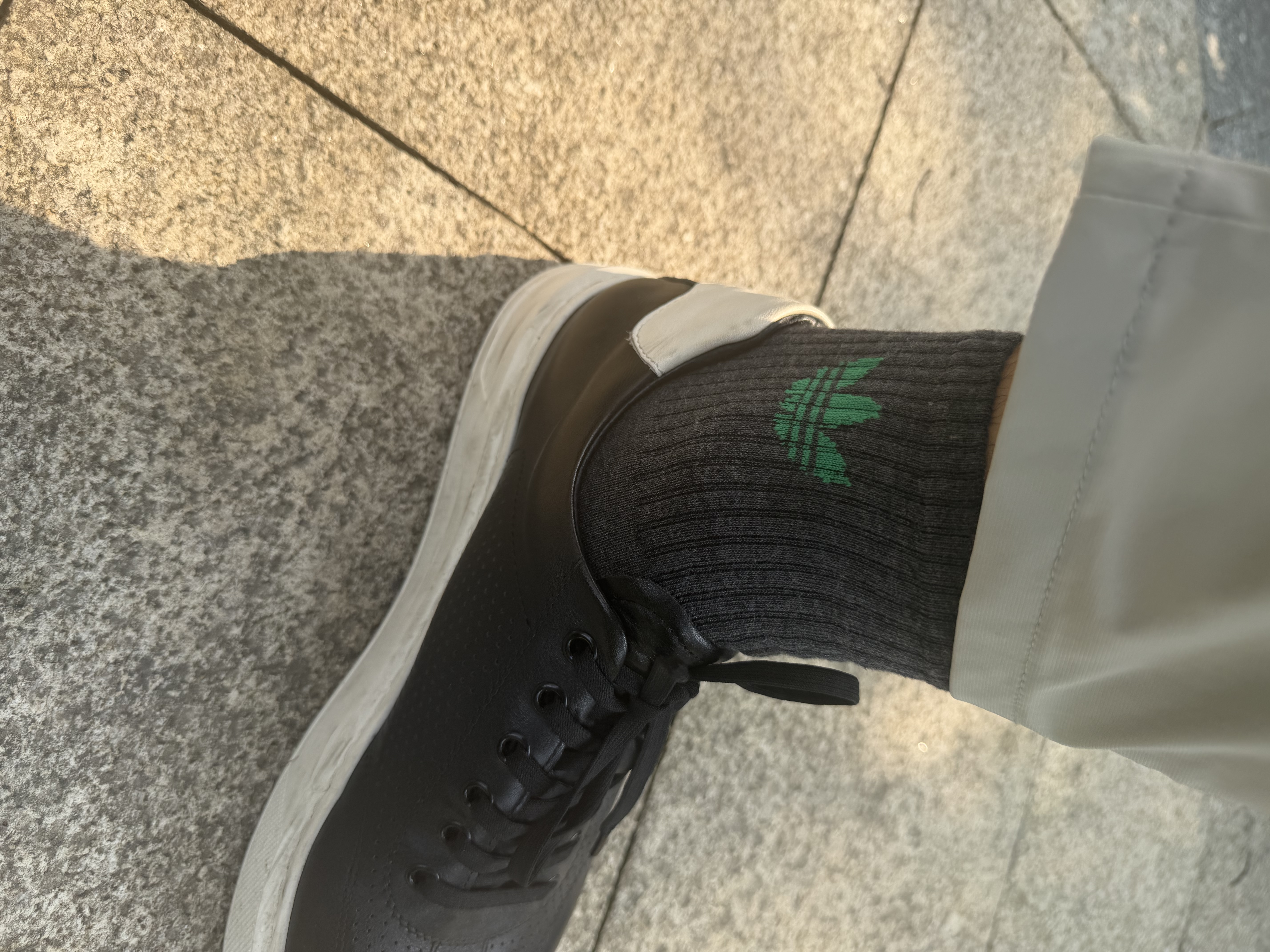 适合阿迪达斯运动袜男女透气吸汗耐磨船袜中筒袜跑步健身袜5双装 如图4 5双 均码 实拍图