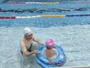 swimbobo婴儿游泳圈卡通戏水儿童 带水枪宝宝坐艇游泳坐圈K2006S鲨鱼款式 实拍图