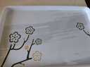 星坊长方形大号托盘茶盘40*27cm 早餐盘客厅干果水果盘 加厚密胺 实拍图